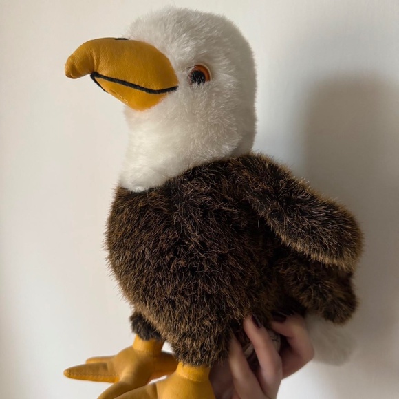 Eagle bird plush toy, cute birds plush stuffed animal toys Ganz bros plushie - Picture 3 of 8